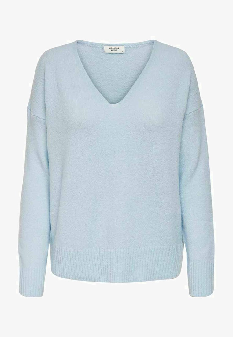 JDY JDYELANORA L/S V-NECK NOOS - Jumper - skyway