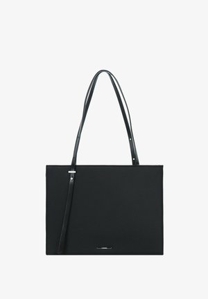 Calvin Klein SQUARE 28 CM - Bolso de mano - ck black