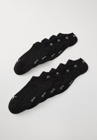 SNEAKER PLAIN UNISEX 9 PACK - Meias - black