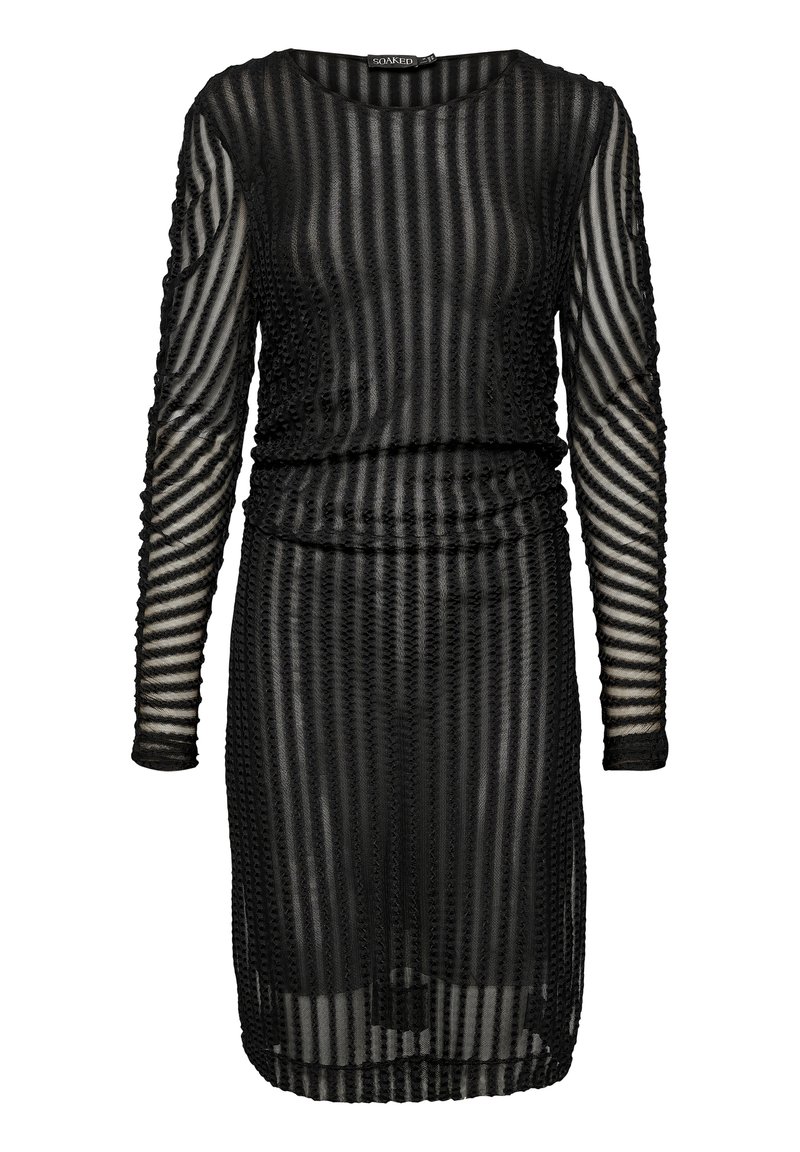 Soaked in Luxury Gebreide jurk zwart