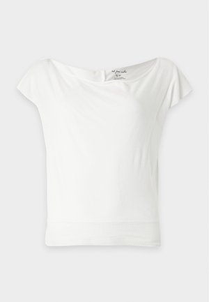 BDG Urban Outfitters, OFF SHOULDER BANDED - Základné tričko - white