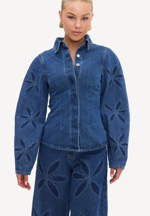 LOAVIES, SUNDAY IN SPRING - Veste en jean - blue dark denim
