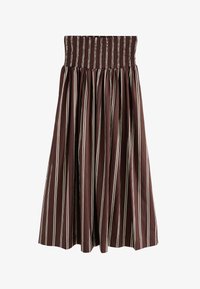 Sélectionné, chocolate brown stripe