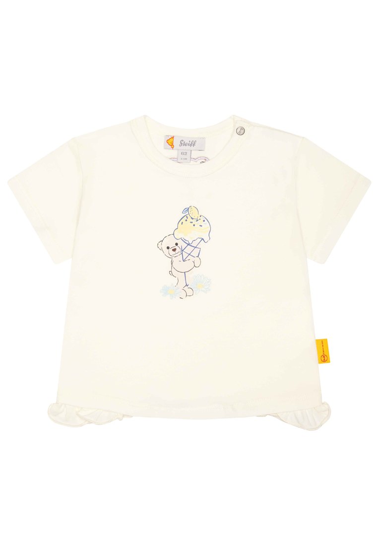Steiff T-shirt print crème