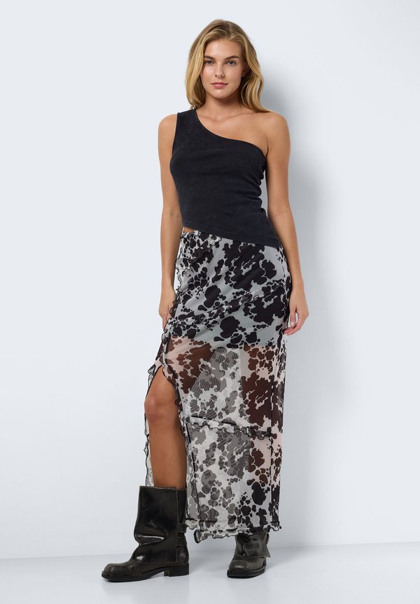 NMROSA LONG CUTLINE SLIT  - Maxi skirt3