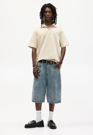 PULL&BEAR SHORT SLEEVE - Polo - sand