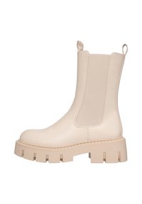 Bottines à plateau - beige