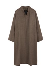 Massimo Dutti LONG - Classic coat - brown