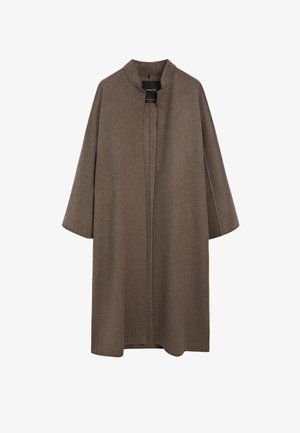 Massimo Dutti LONG - Klasický kabát - brown