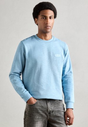 LONG SLEEVE CREW NECK BADGE - Φούτερ - blue dawn