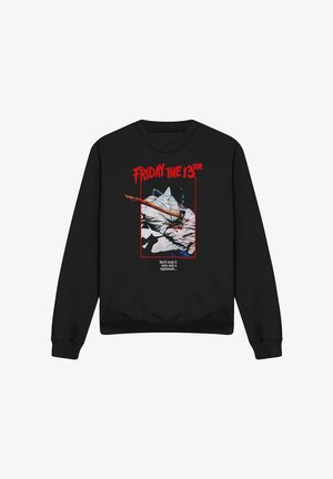 Cotton Soul, FRIDAY THE 13TH/AXE POSTER - Sweatshirt - black