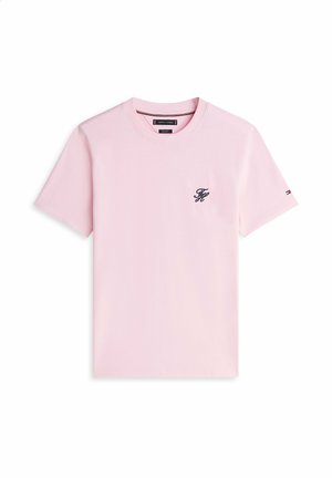 Tommy Hilfiger, SCRIPT MONOGRAM SWIMSHOP TEE - Camiseta básica - classic pink