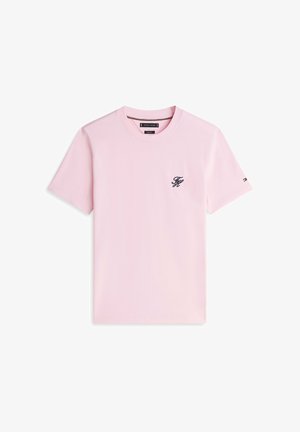 Tommy Hilfiger, SCRIPT MONOGRAM SWIMSHOP TEE - T-shirts basic - classic pink