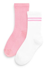 Next - 2 PACK RICH ANKLE SPORT - Socken - pink and white Thumbnail-Bild 1