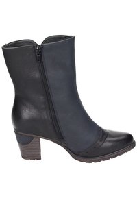 Rieker Botines con cordones - black