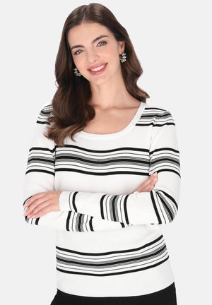 Trui - offwhite/black