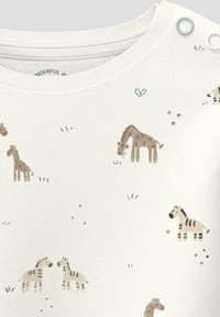 s.Oliver MIT ALL-OVER-PRINT SET - Broek - ecru