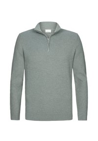 1/2 ZIP - Trui - green