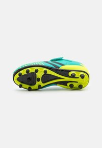 Hummel TOP STAR - Botas de futebol com pitões - turquise/solar yellow