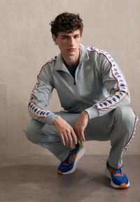 Kappa - Tracksuit - grey/white/antique red Thumbnail Image 1