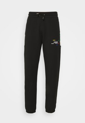 Missoni Sport JOGGERS - Pantaloni sportivi - black and multicolor heritage