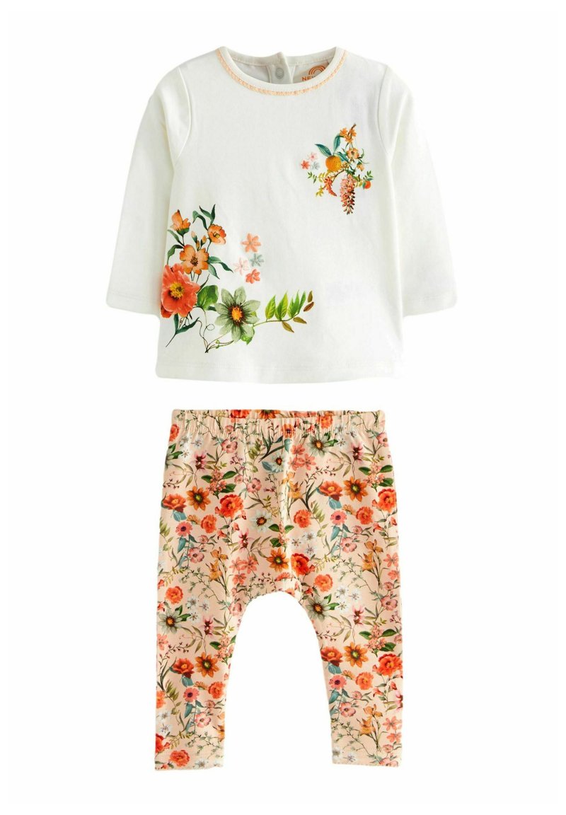 Next - SET STANDARD - Tops ar garām piedurknēm - orange floral, Palielināt