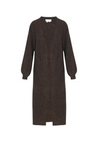 Kardigan - dark brown melange