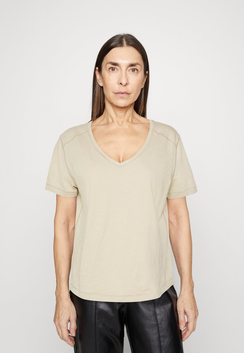 Esprit STICHT Tshirts basic sand Zalando.dk