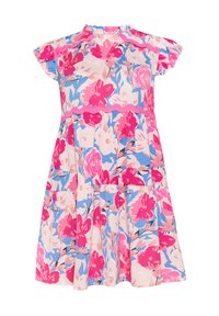 usha Denní šaty - pink multicolor
