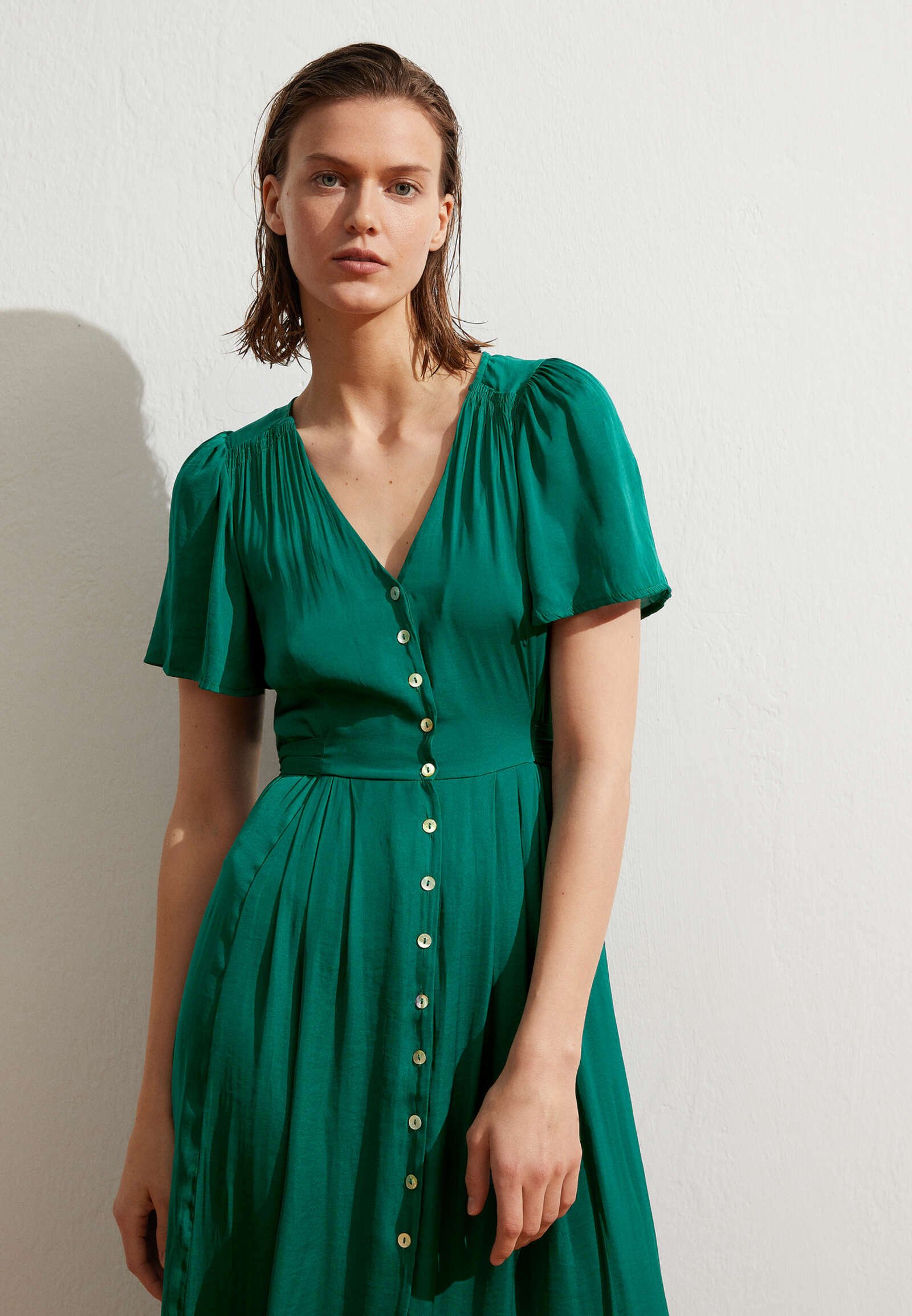 robe verte oysho