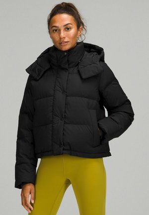 lululemon WUNDER PUFF CROPPED - Dunjakker - black