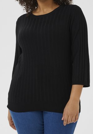 Pullover - mottled black