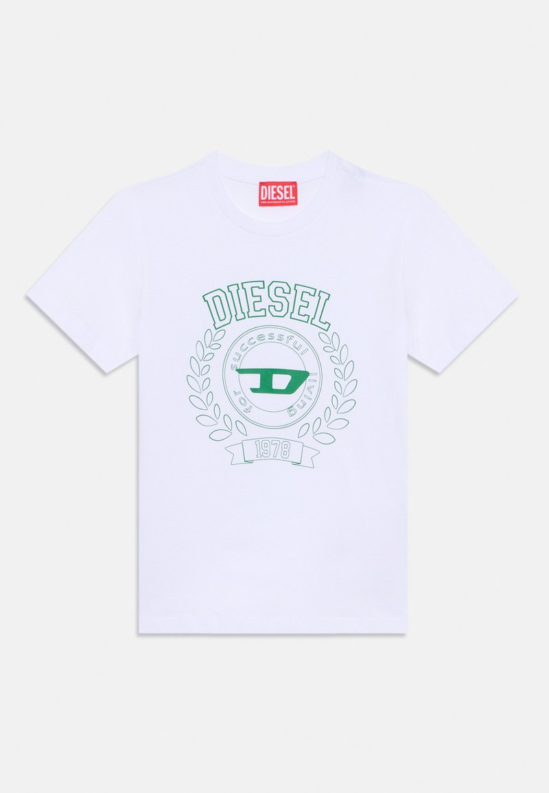 Diesel T-shirt print wit