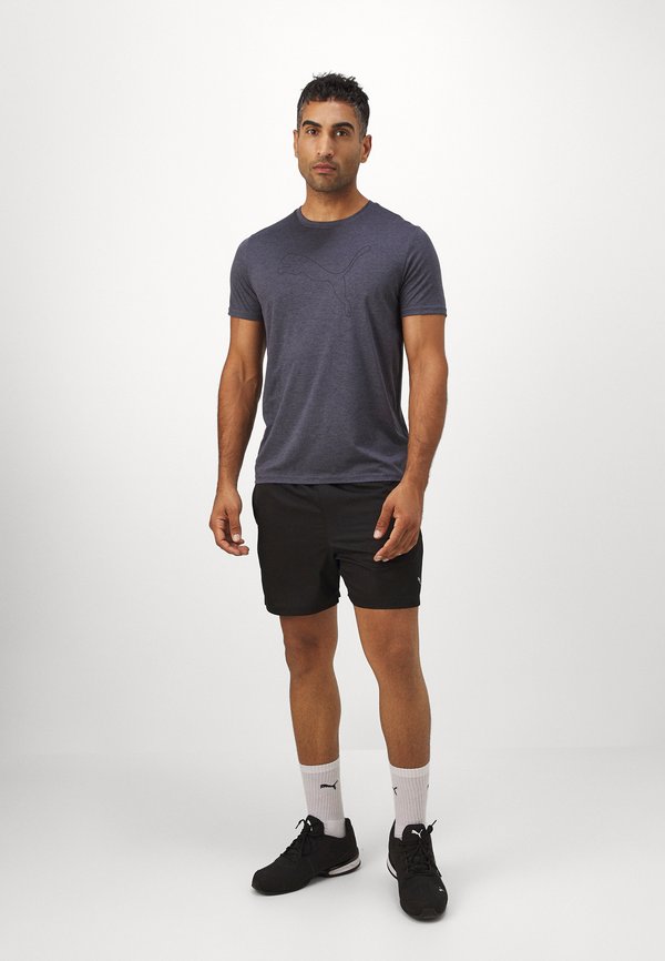 TAD ESSENTIAL HEATHER CAT CF LARGE  - Sports T-shirt - galactic gray heather3