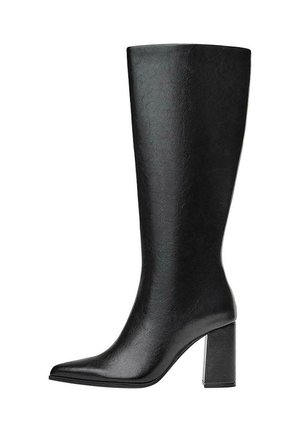 Laarzen met hoge hak - black