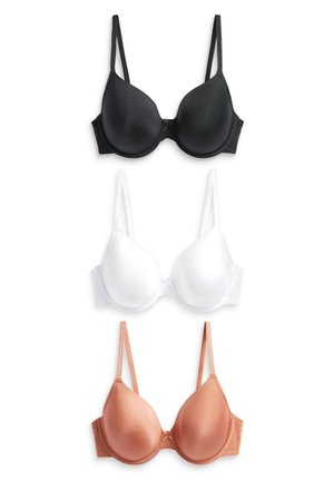 LIGHT PAD FULL CUP 3 PACK - Podprsenka bez kostíc - black/white/nude