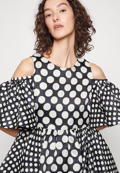 Dice Kayek DRESS - Cocktail φόρεμα / Φόρεμα για πάρτι - big white dots