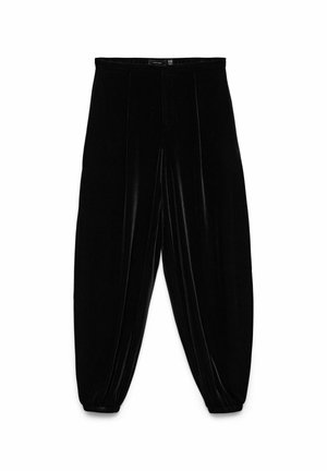 Vero Moda, TROUSERS VMNARA MID WAIST TROUSERS - Pantalon classique - black