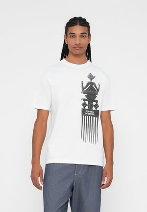 FREDDY COMB TEE - Camiseta estampada - white