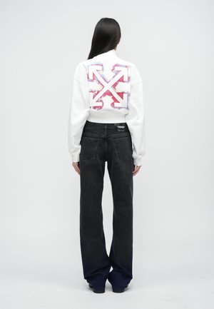 WATER ARROW CROP ZIP UP - Užtrauktuku užsegamas treningas - white/red