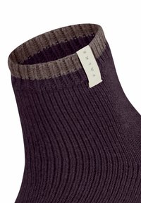FALKE COSY PLUSH - Socken - granat mel