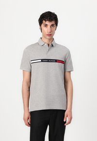 Tommy Hilfiger - CHEST INSERT - Polo - light grey heather Immagine in miniatura 1