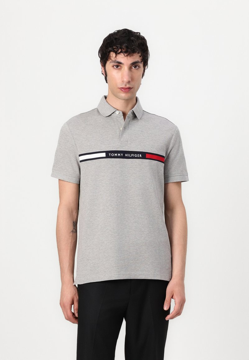 Tommy Hilfiger - CHEST INSERT - Polo - light grey heather, Ingrandire