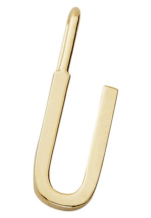 LETTER CHARM 10MM A-Z 18K GOLD-PLATED - Anhänger - gold-coloured