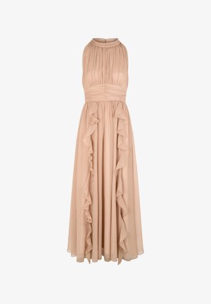 Morgan, LONG WITH HIGH NECK - Vestido largo - taupe