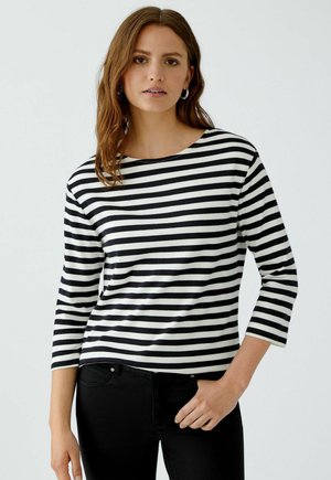 SOLEILA - Langarmshirt - black offwhite