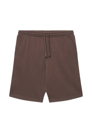 Calliope, PANTALONE GINNICO CORTO TINTA UNITA - Jogginghose - caffè