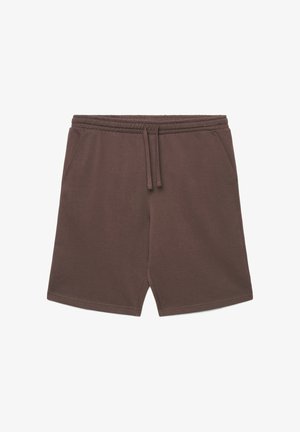 Calliope, PANTALONE GINNICO CORTO TINTA UNITA - Jogginghose - caffè