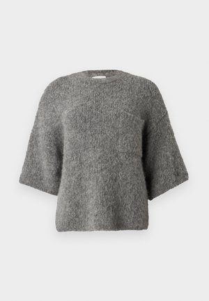CREW SHORT SLEEVE - Jumper - dark grey