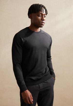 ENGINEERED WARMTH LS CREW - Maglione - black